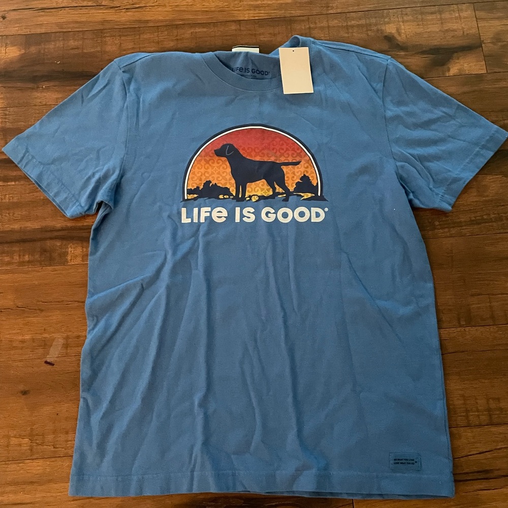 Life is good dog crusher tee